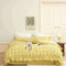 Icy Summer Seersucker Quilt Set 4-Piece Lightweight Cooling Quilt