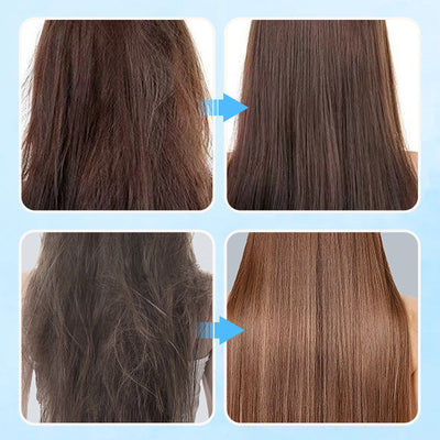 2-in-1 Rechargeable Straightening Comb Long-Lasting Hair Styler