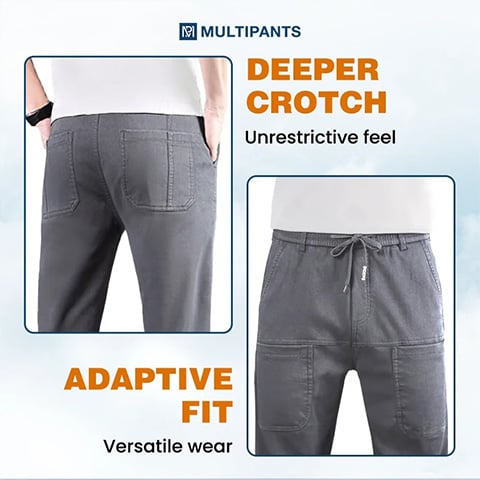 MultiPants Stretch Cargo Pants Durable Multi-pocket Workwear