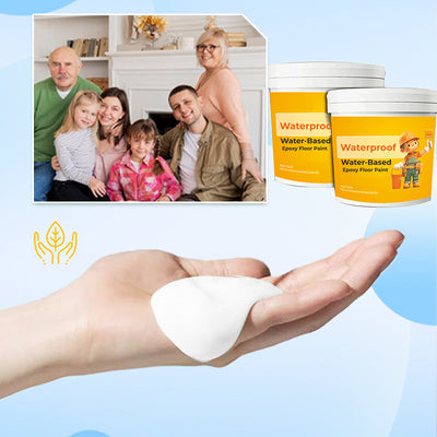 Water-Based Epoxy Floor Paint Waterproof Durable Indoor Outdoor Coating