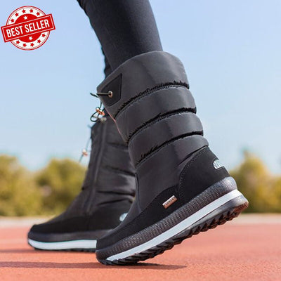 Women's Waterproof Snow Boots Faux Fur Non Slip Winter Footwear