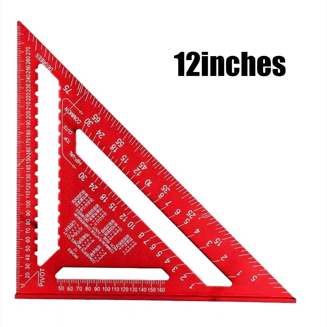 Woodworking Triangle Ruler Precision Measuring Tool For Carpentry