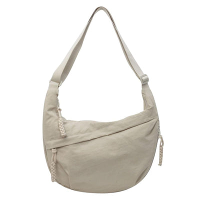 Women's Nylon Crossbody Bag Plain Color Fashion Hobo Style Tote