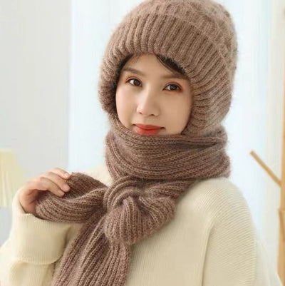 Comprehensive Ear Protection Windproof Hat Scarf For Cold Weather