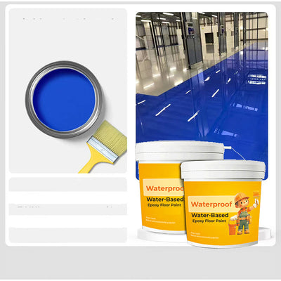 Water-Based Epoxy Floor Paint Waterproof Durable Indoor Outdoor Coating