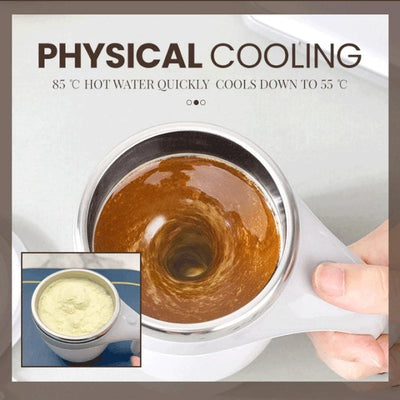 Rechargeable Automatic Stirring Cup Electric Magnetic Milkshake Mixer