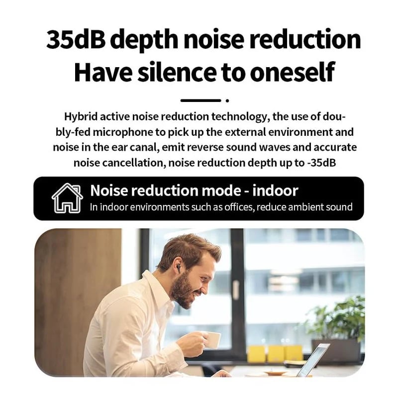 Noise Cancelling Bluetooth Earbuds With Superior Sound And Comfort