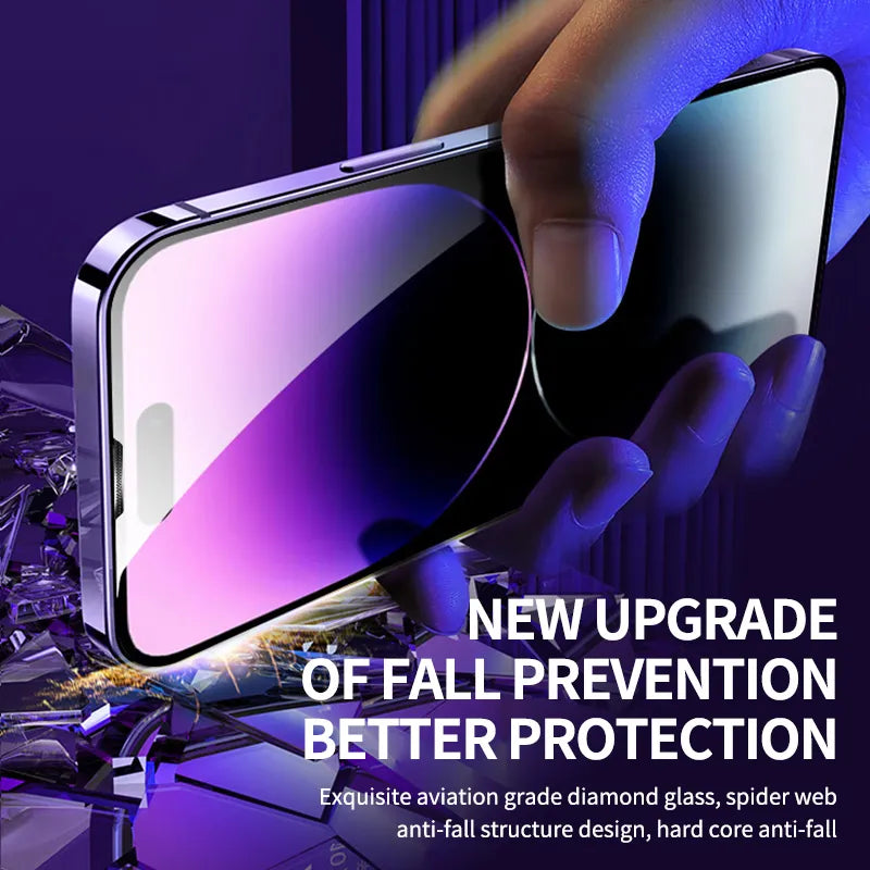 Privacy Screen Protector Tempered Film Dust Free Anti-Peeping Barrier