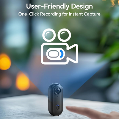4K Bodycam Mini POV Camera Compact Wearable Recorder