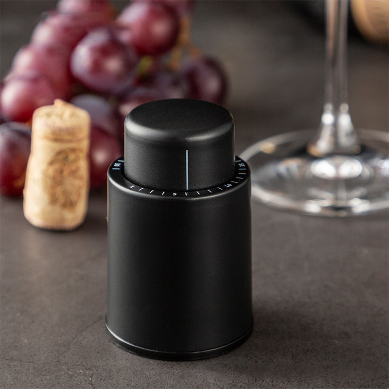 Push-type Vacuum Wine Stopper For Fresh Wine Preservation