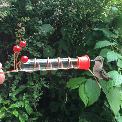Hummingbird Feeder Garden Bird Nectar Feeder Outdoor Decor