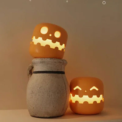 Halloween Pumpkin Night Light Decorative Pressed Pumpkin Lamp