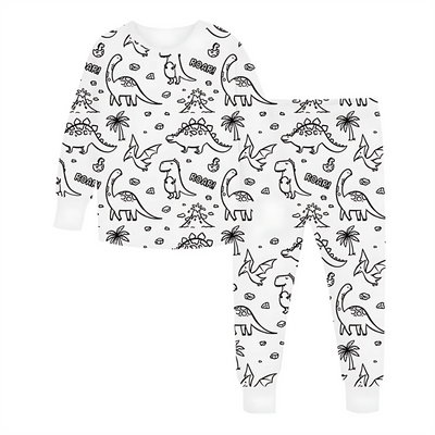 DIY Coloring Pajamas For Kids Creative Fun Wearable Art Set