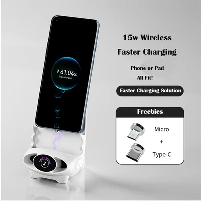 Mini Chair Wireless Phone Charger Multifunctional Phone Holder