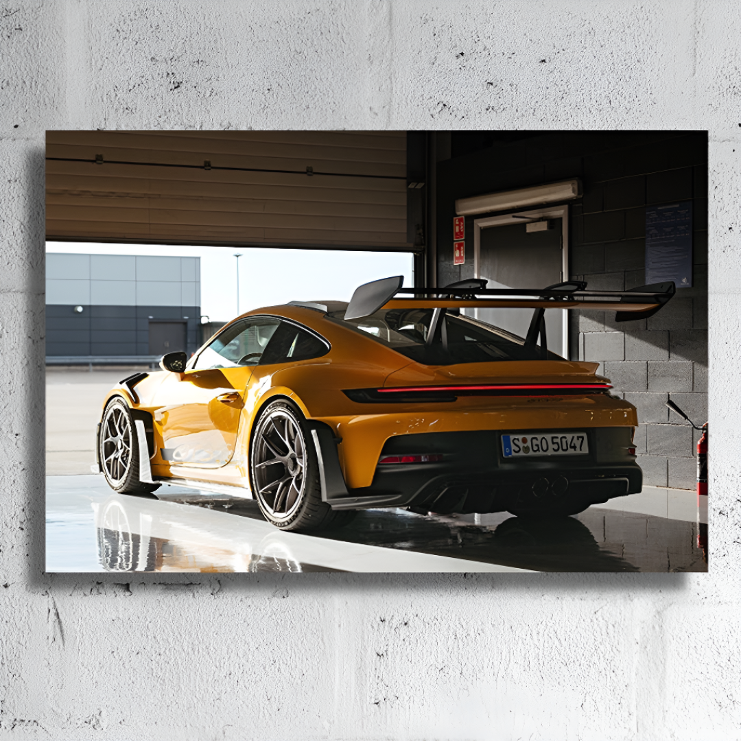 LED Car Wall Art Canvas Modern Lighted Vehicle Wall Decor