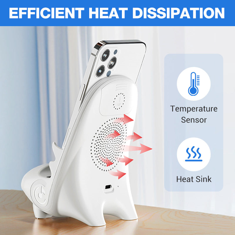 Mini Chair Wireless Fast Charger Phone Holder Multifunctional Design