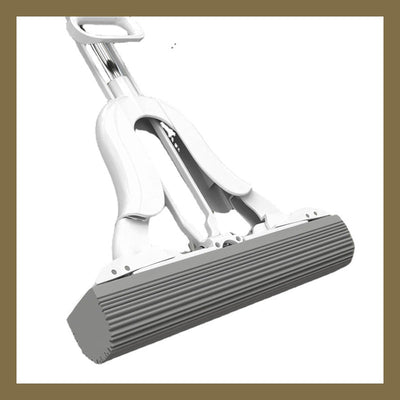 Folding Sponge Mop With Hand-Washable Collodion Head