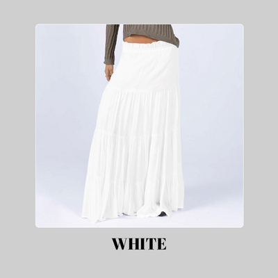 Casual Midi Skirt Women Elegant Comfortable Long Length Design