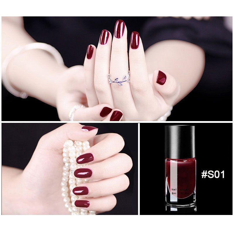 Removable Nail Polish Quick Dry Long Lasting Baking Free Formula