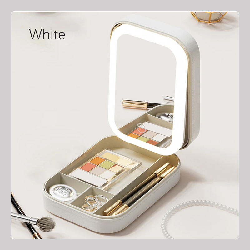 LED Adjustable Makeup Mirror With 5x 10x 15x Magnifying Lens