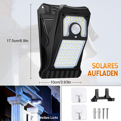 Waterproof Solar Clip Light Outdoor Portable Garden Lamp