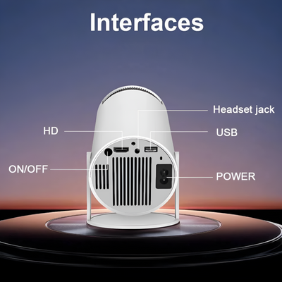 HD Mini Projector Portable Compact Video Entertainment Device