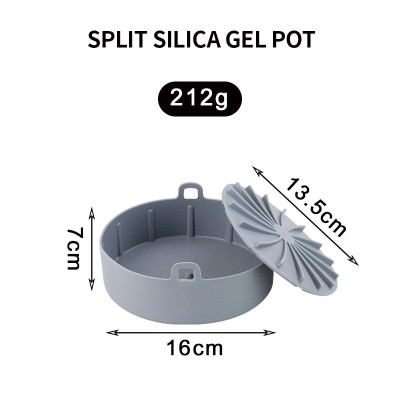 2-in-1 Air Fryer Silicone Pot For Easy Cooking And Baking