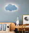 LED Cloud Wall Lamp Warm Glow Touch Control For Baby Room Decor