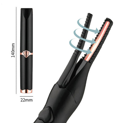 Heated Eyelash Curler Electric Lash Perm Tool For Long Curling