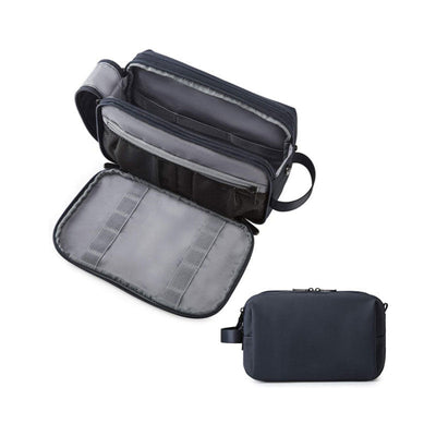 Large Capacity Wash Bag Durable Twill Travel Toiletry Organizer