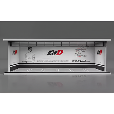 Miniature Car Garage For 1:24 1:43 And 1:64 Model Cars