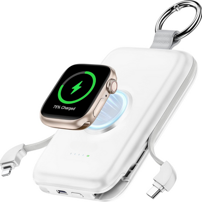 3 In 1 Portable Power Bank Compact Travel Charger Battery