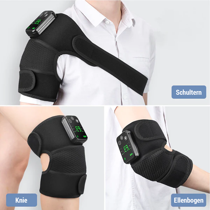 Heated Knee Massager With Vibrating Shoulder And Joint Relief
