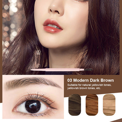 Double-Head Rotating Fine Eyebrow Pencil For Precise Shaping