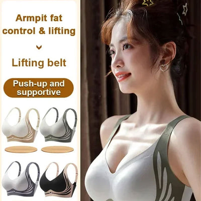 Wireless Push-up Bra Wireless Comfort No Sagging Support Bra