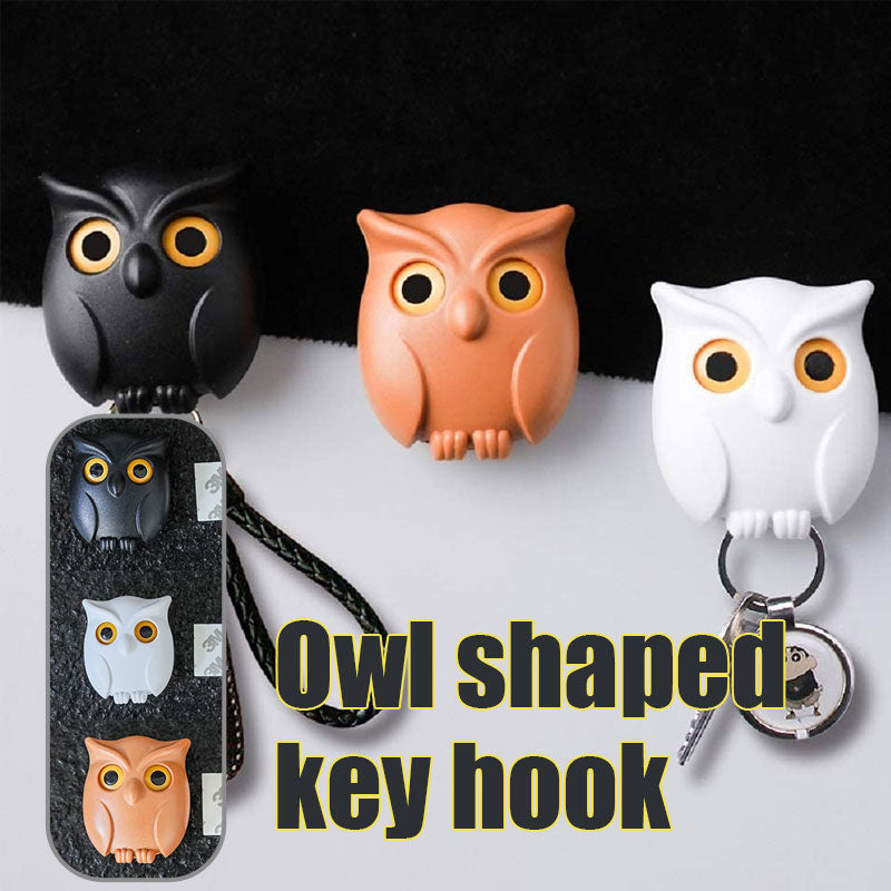 Owl Keychain Organizer Cute Entrance Decorative Holder