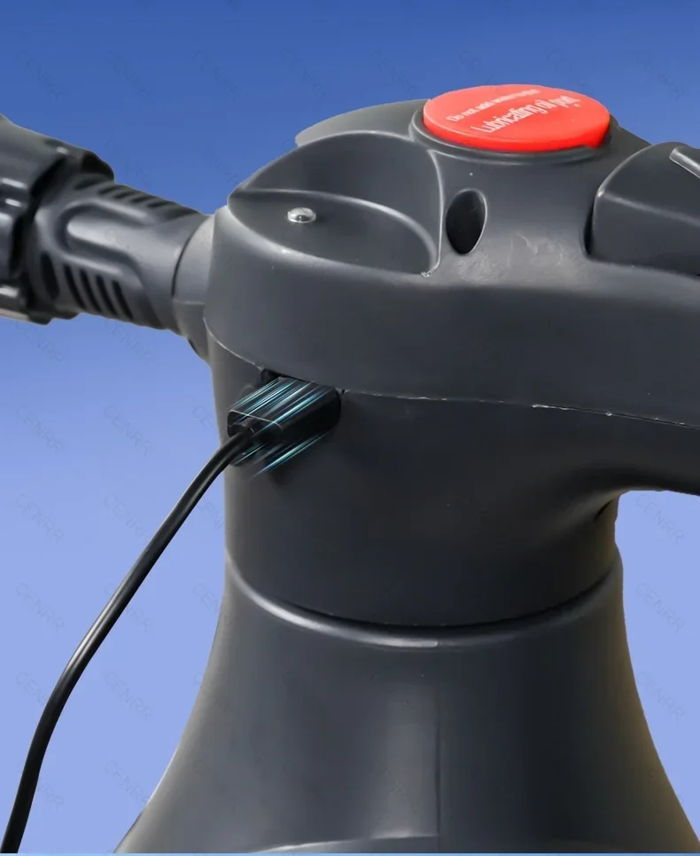 Electric Snow Foam Sprayer 2L Handheld Car Wash Foam Pot With Valve