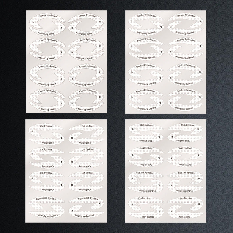 Eyeliner Makeup Template Stickers For Precise Eye Makeup Application