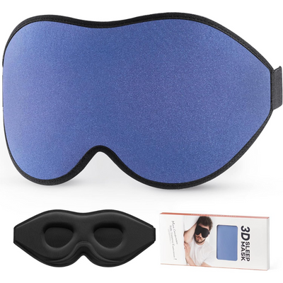 Light-Blocking Sleep Mask Soft Comfortable Adjustable Eye Cover