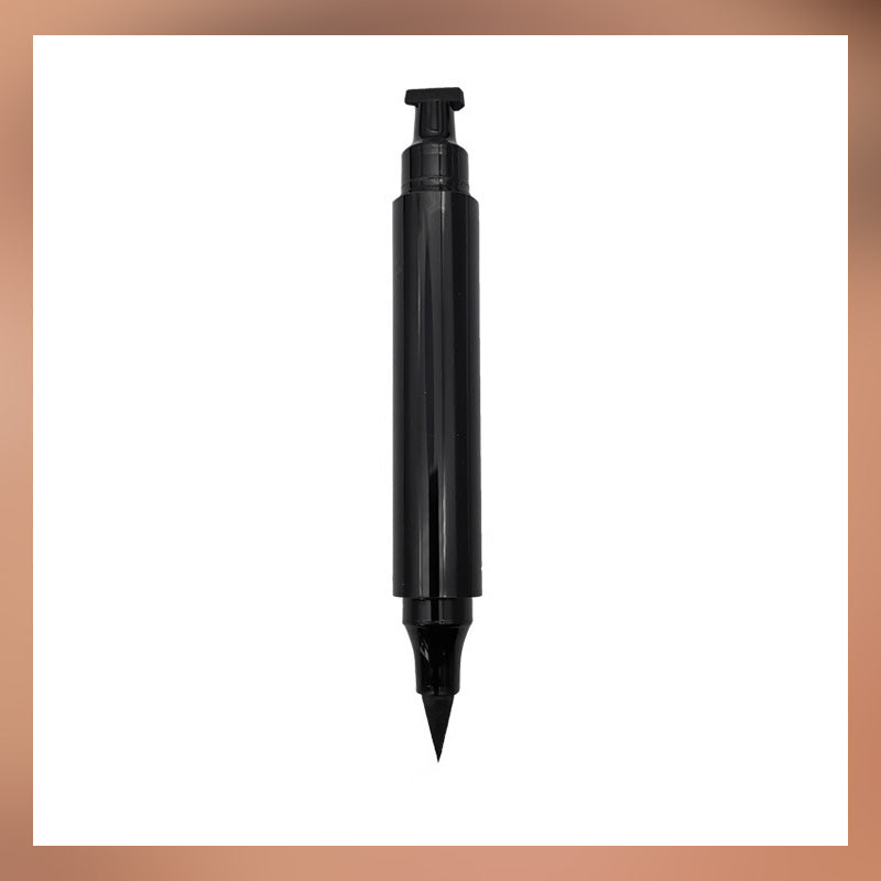 Double-Head Stamp Eyeliner Pen For Precise Easy Eye Makeup