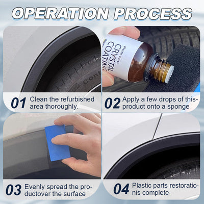 Car Plastic Restorer And Protective Coat Liquid For Auto Care