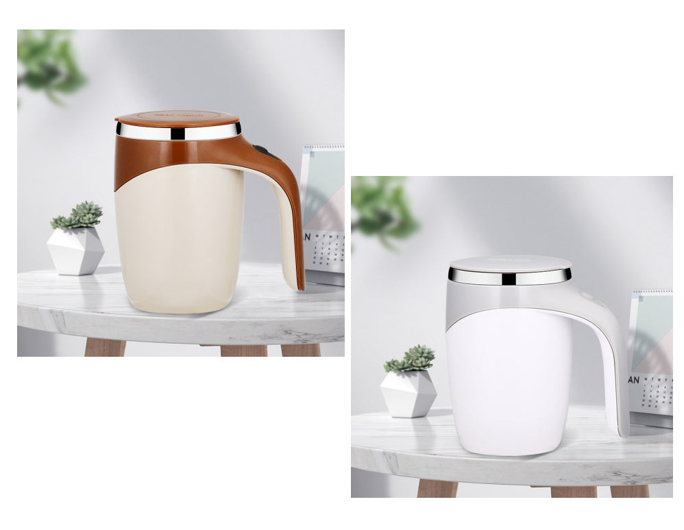 Rechargeable Automatic Stirring Cup Electric Magnetic Milkshake Mixer