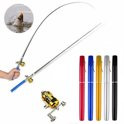 Pocket Fishing Rod Compact Lightweight Telescopic Travel Rod