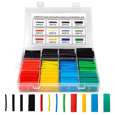 Heat Shrink Tubing Insulation Sleeve Kit Box Set