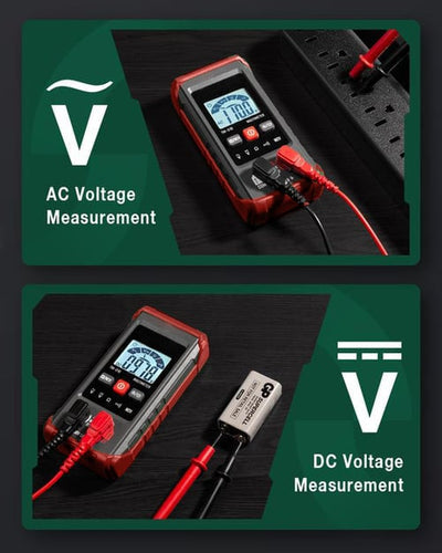 Digital Multimeter Professional Portable Electrical Tester Meter