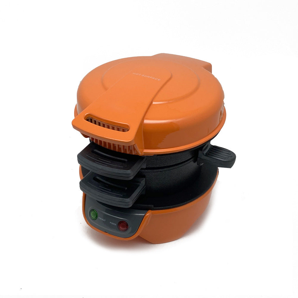 Breakfast Sandwich Maker With Egg Cooker Ring And Waffle Function