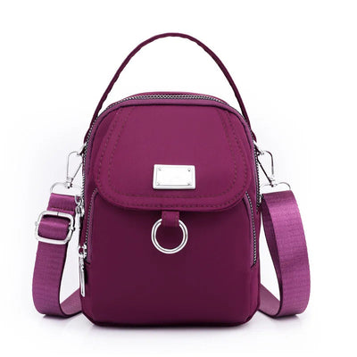 Large Capacity Shoulder Bag With Multi-layer Spacious Design