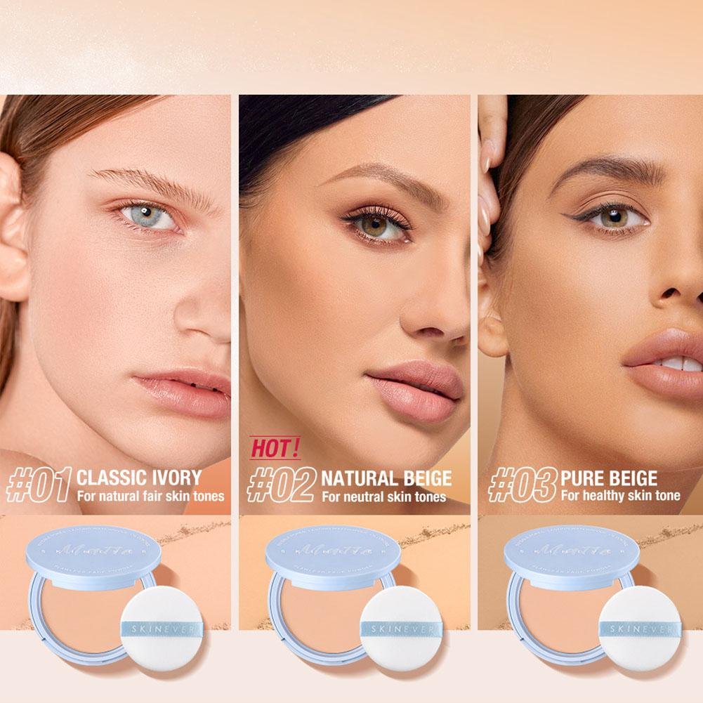 Matte Pressed Powder For Smooth Natural Finish And Oil Control