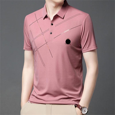 Men's Ice Silk Stretch Shirt Cool Comfortable Lightweight Design
