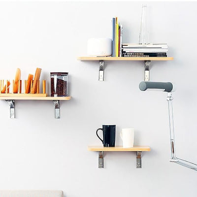 DIY Wall Mounted Folding Shelf Bracket For Space Saving Storage
